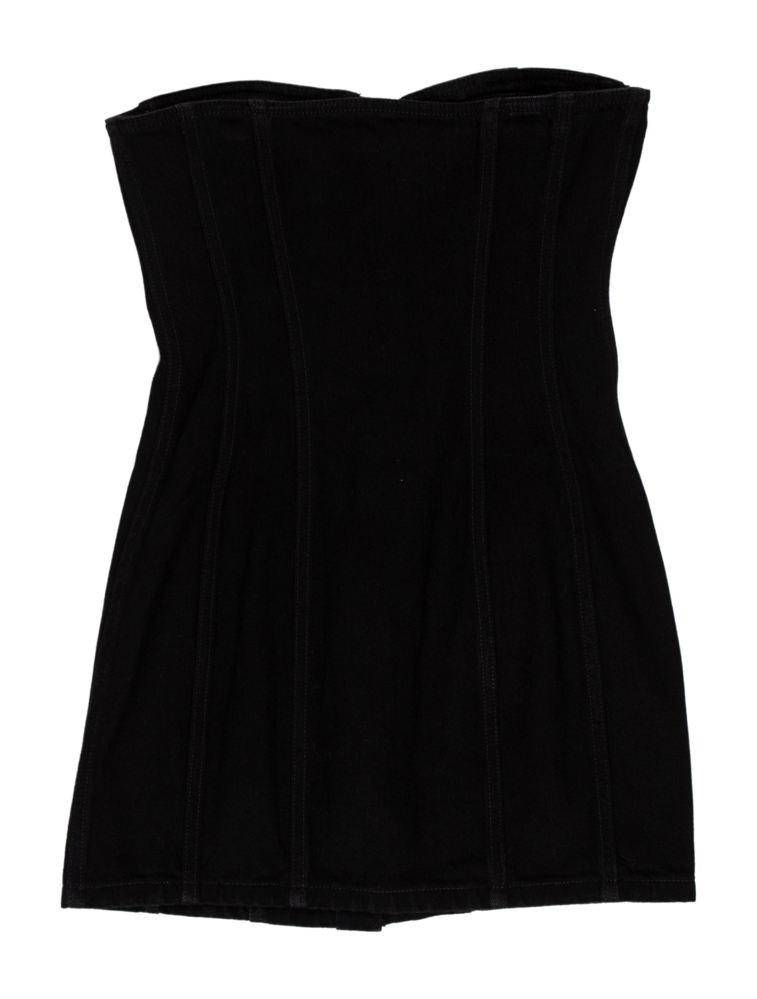 Saint Laurent Strapless Mini Dress
