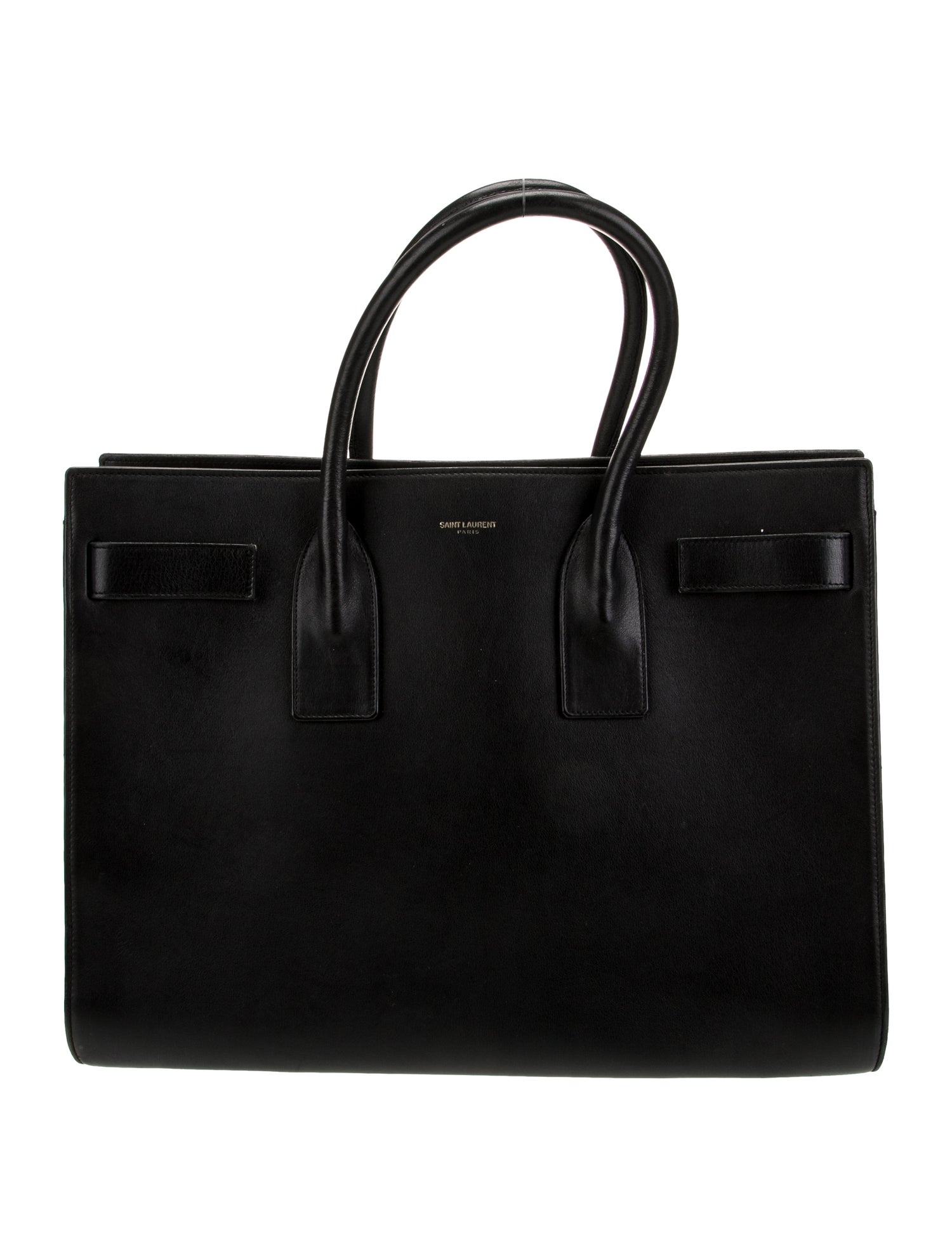 Saint Laurent Leather Sac De Jour Large