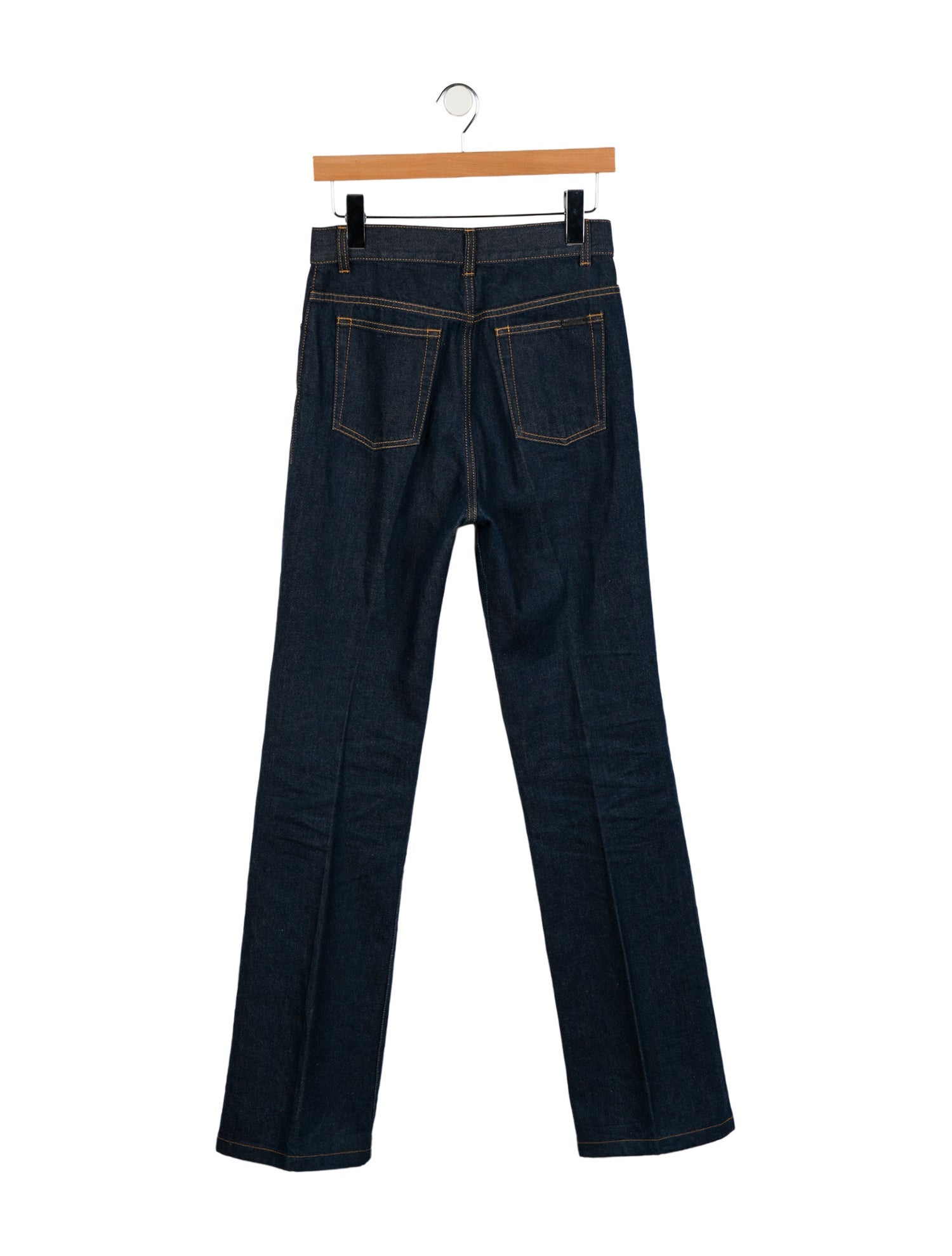 Saint Laurent High-Rise Wide Leg Jeans