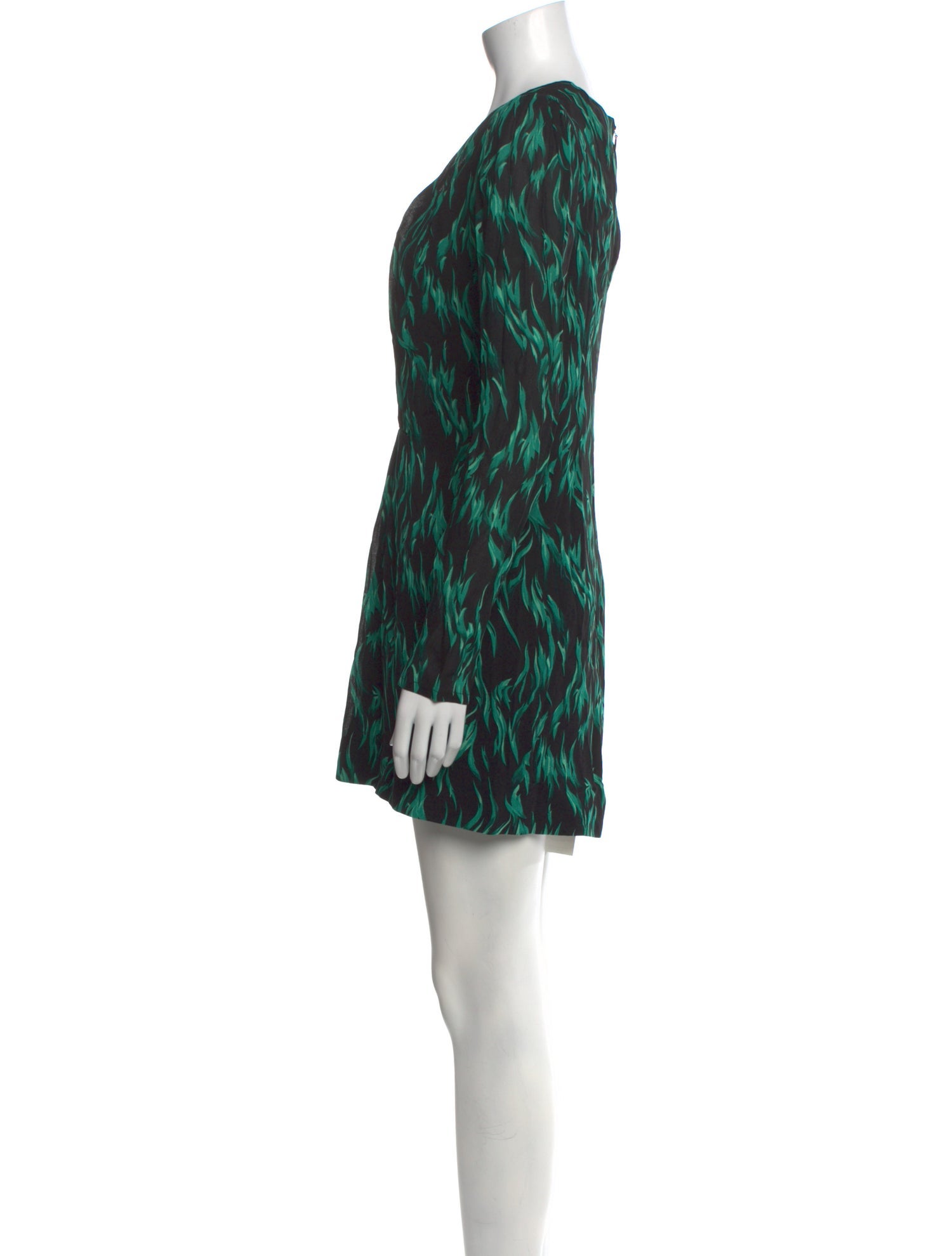 Saint Laurent Printed Mini Dress