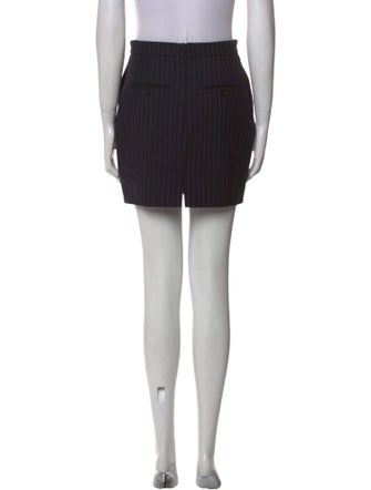Saint Laurent Wool Mini Skirt