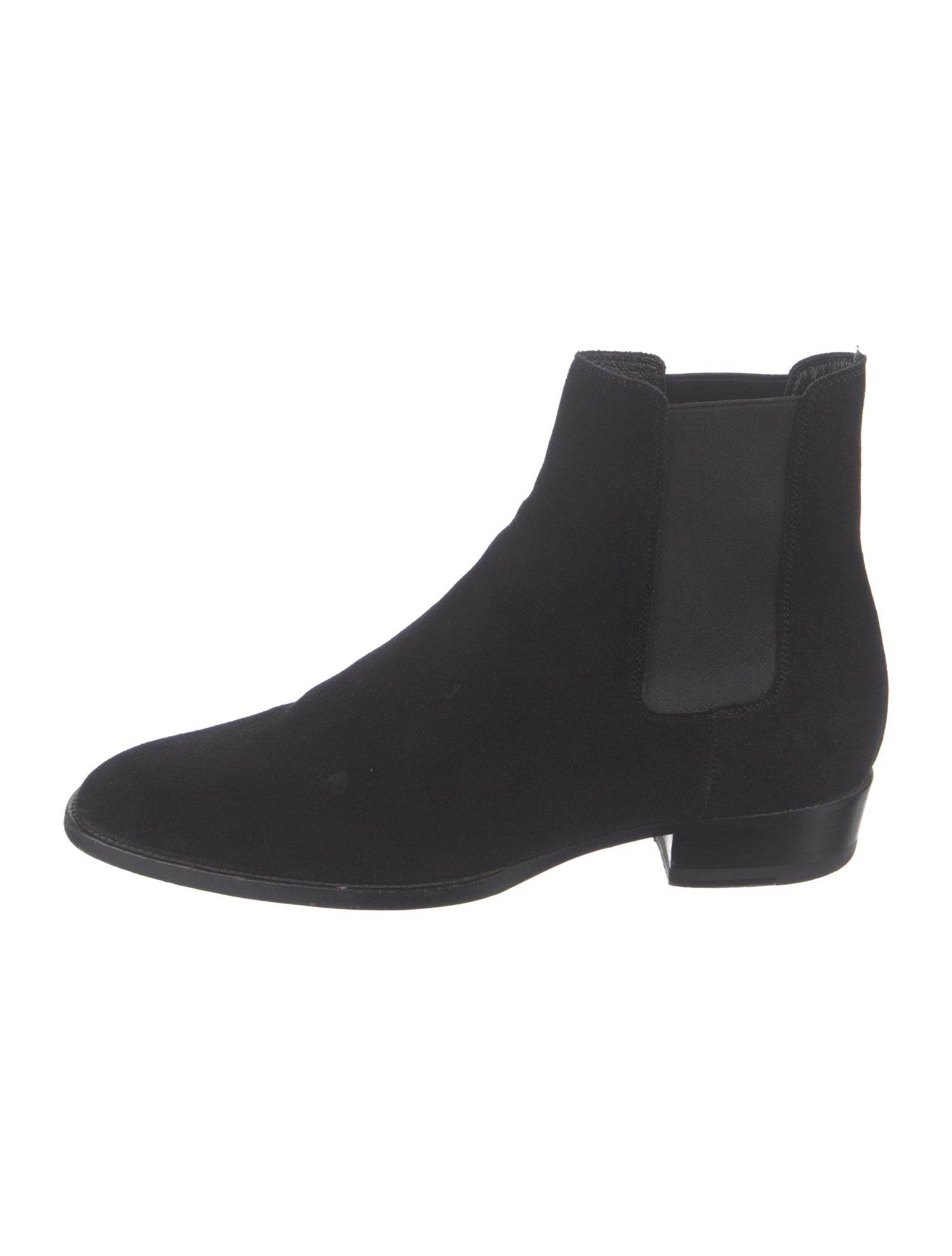 Saint Laurent Suede Chelsea Boots
