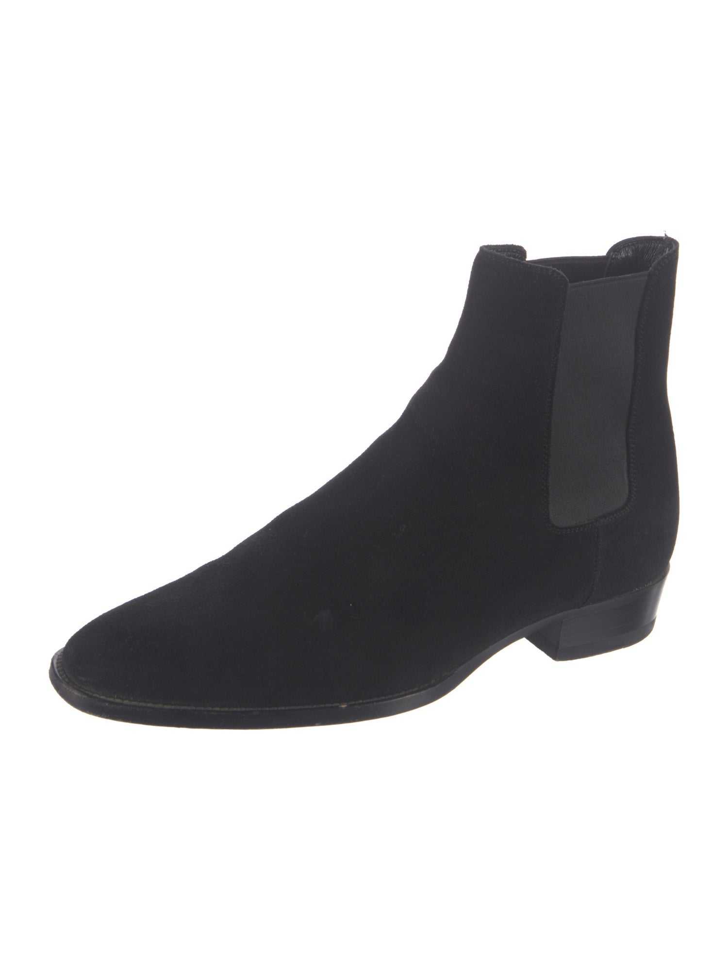 Saint Laurent Suede Chelsea Boots