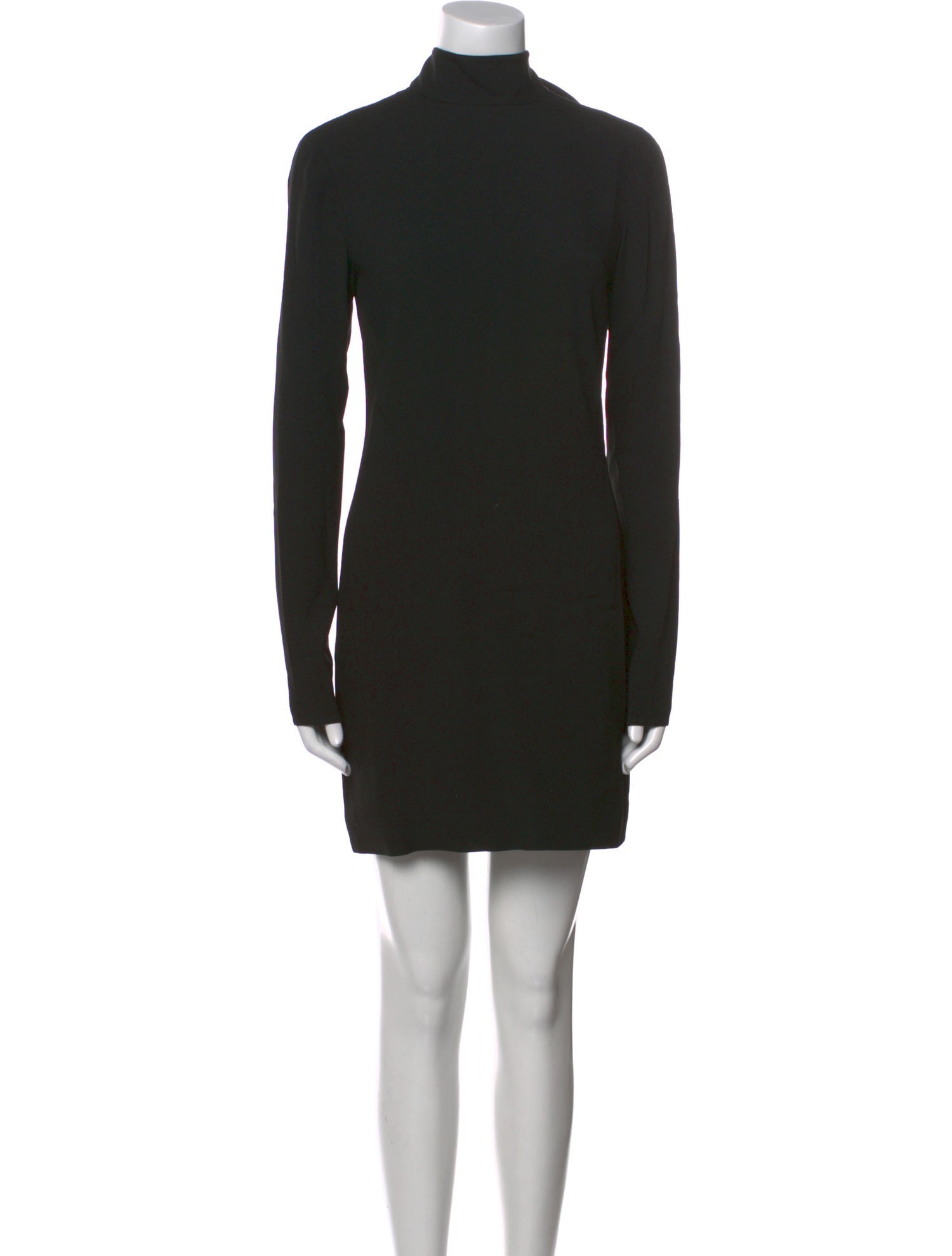Saint Laurent Turtleneck Mini Dress
