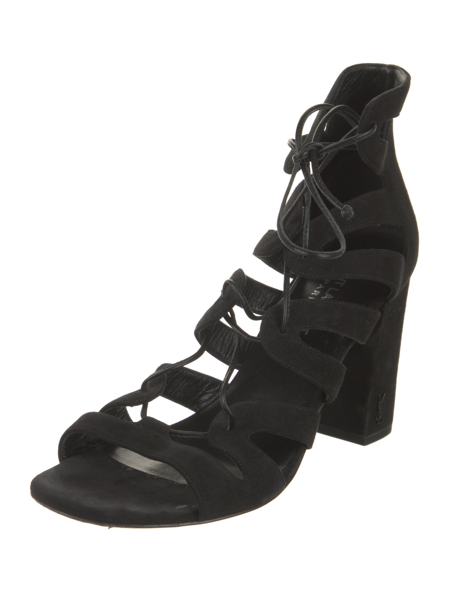 Saint Laurent Suede Gladiator Sandals