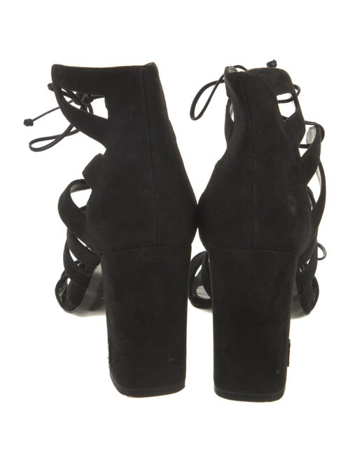 Saint Laurent Suede Gladiator Sandals