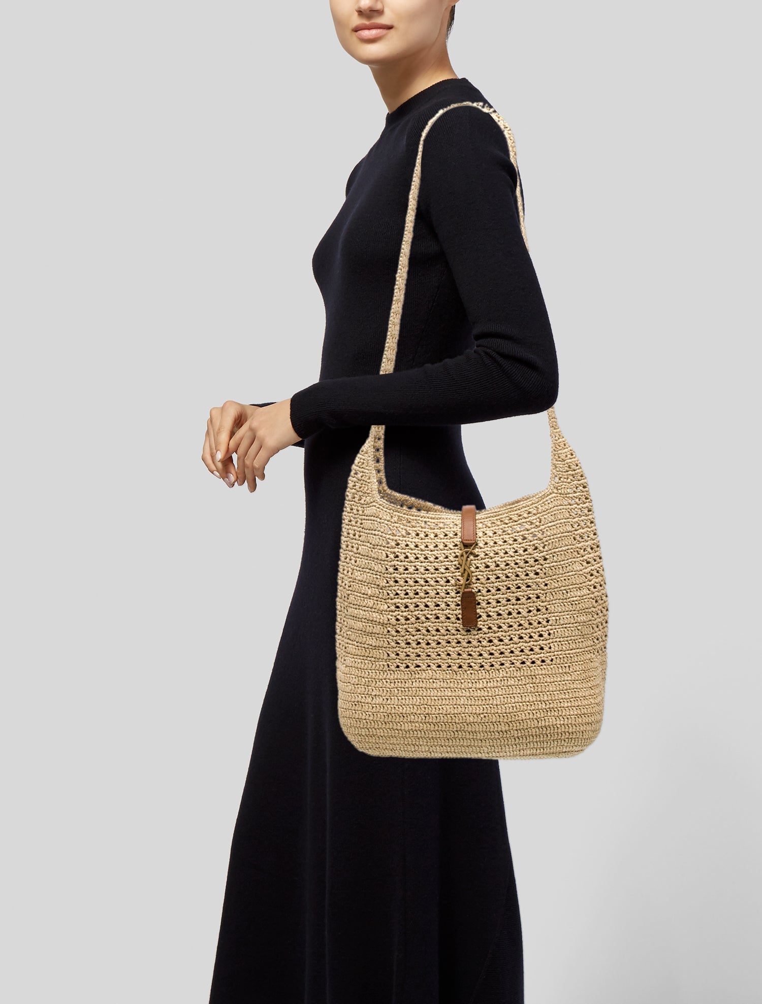 Saint Laurent Raffia Raffia Fantaisie