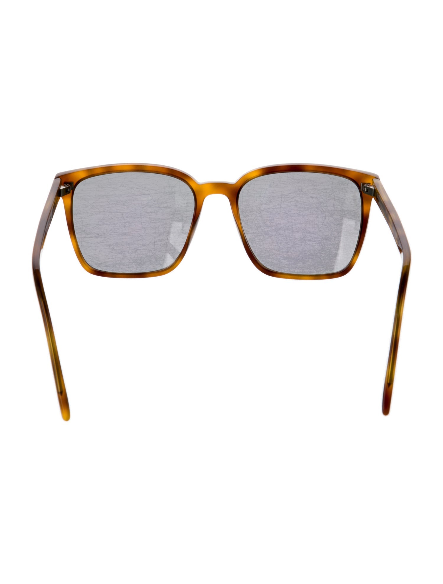 Saint Laurent Square Mirrored Sunglasses