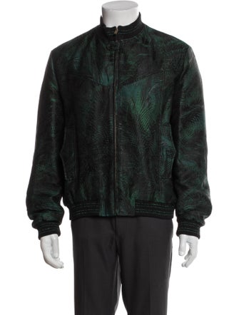 Saint Laurent 2020-2021 Printed Moto Jacket