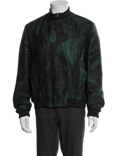 Saint Laurent 2020-2021 Printed Moto Jacket