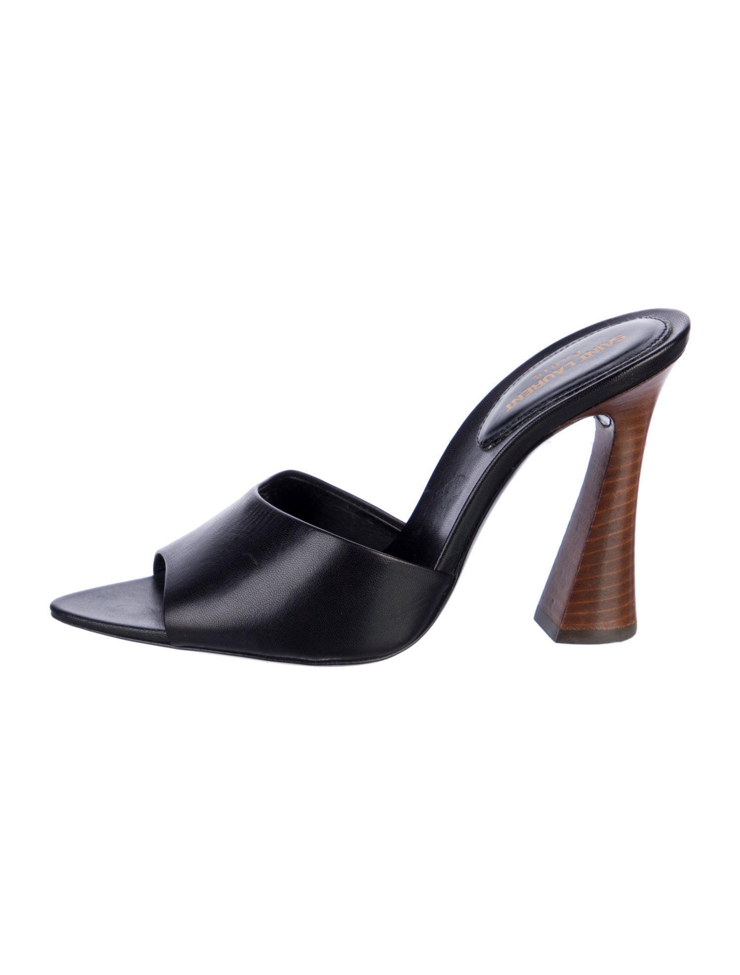 Saint Laurent Leather Mules