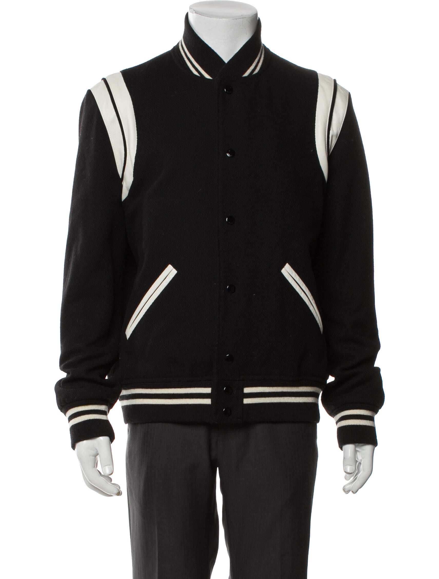 Saint Laurent 2020 Wool Varsity Jacket