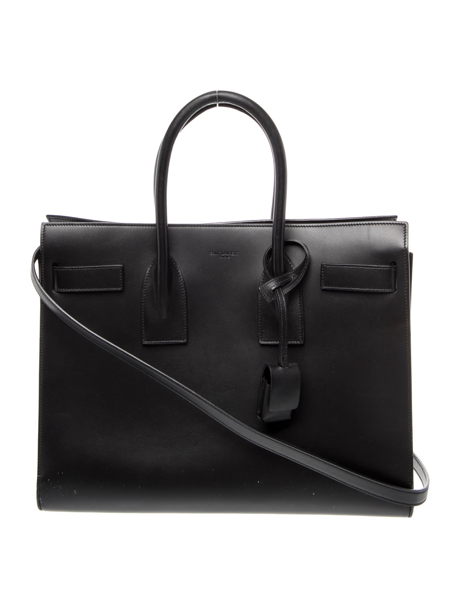 Saint Laurent Leather Sac De Jour Small