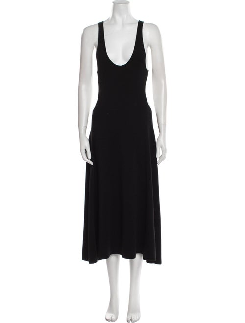 Saint Laurent Wool Midi Length Dress