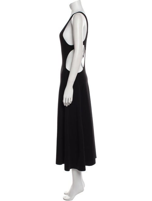 Saint Laurent Wool Midi Length Dress