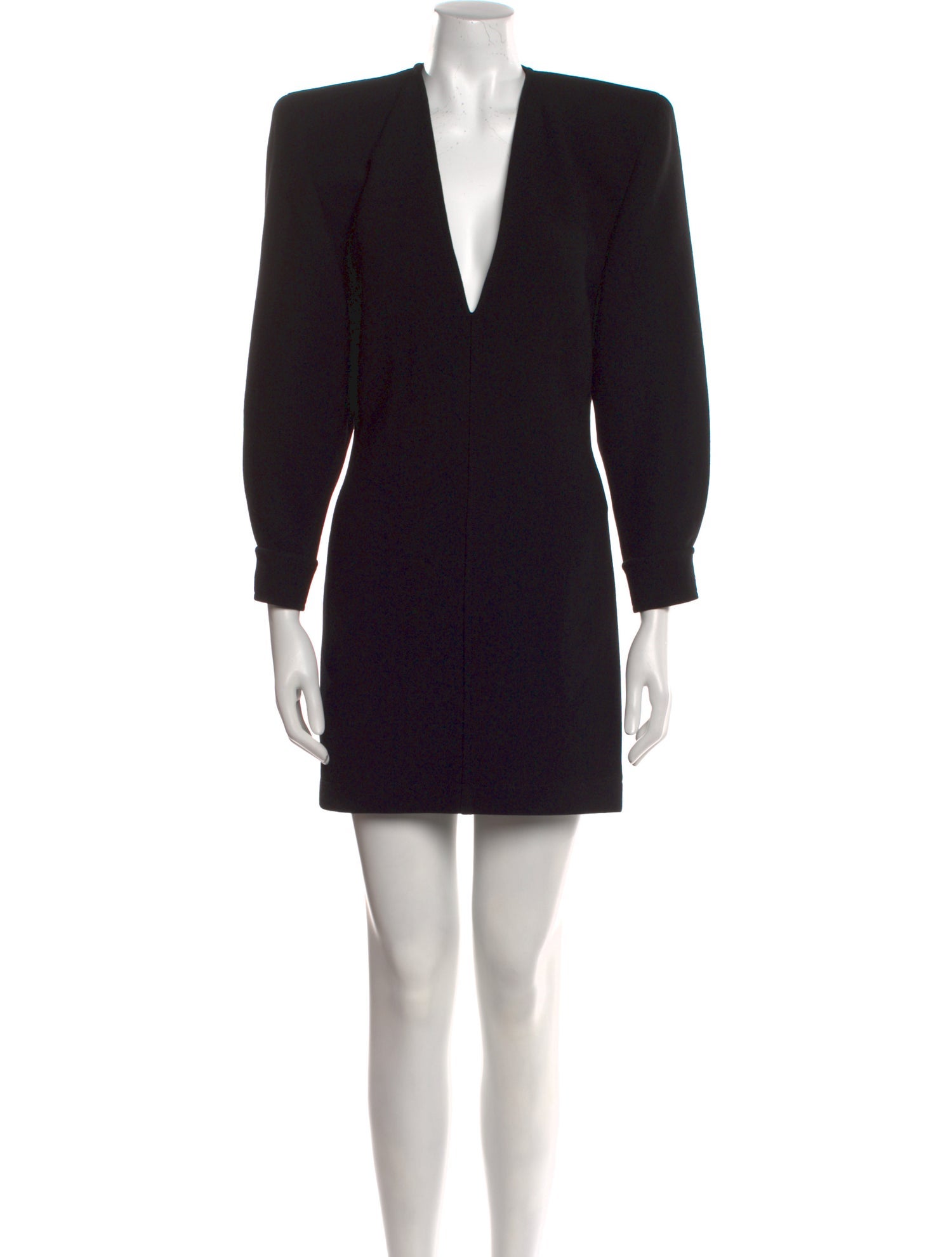 Saint Laurent Wool Mini Dress