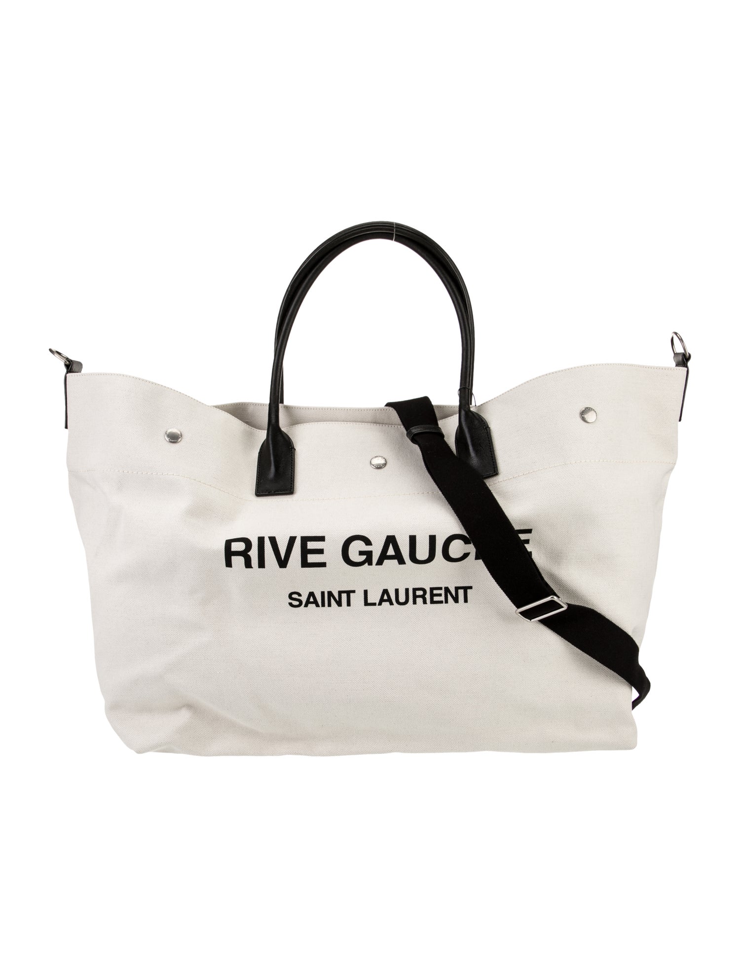 Saint Laurent Canvas Shopping Bag
