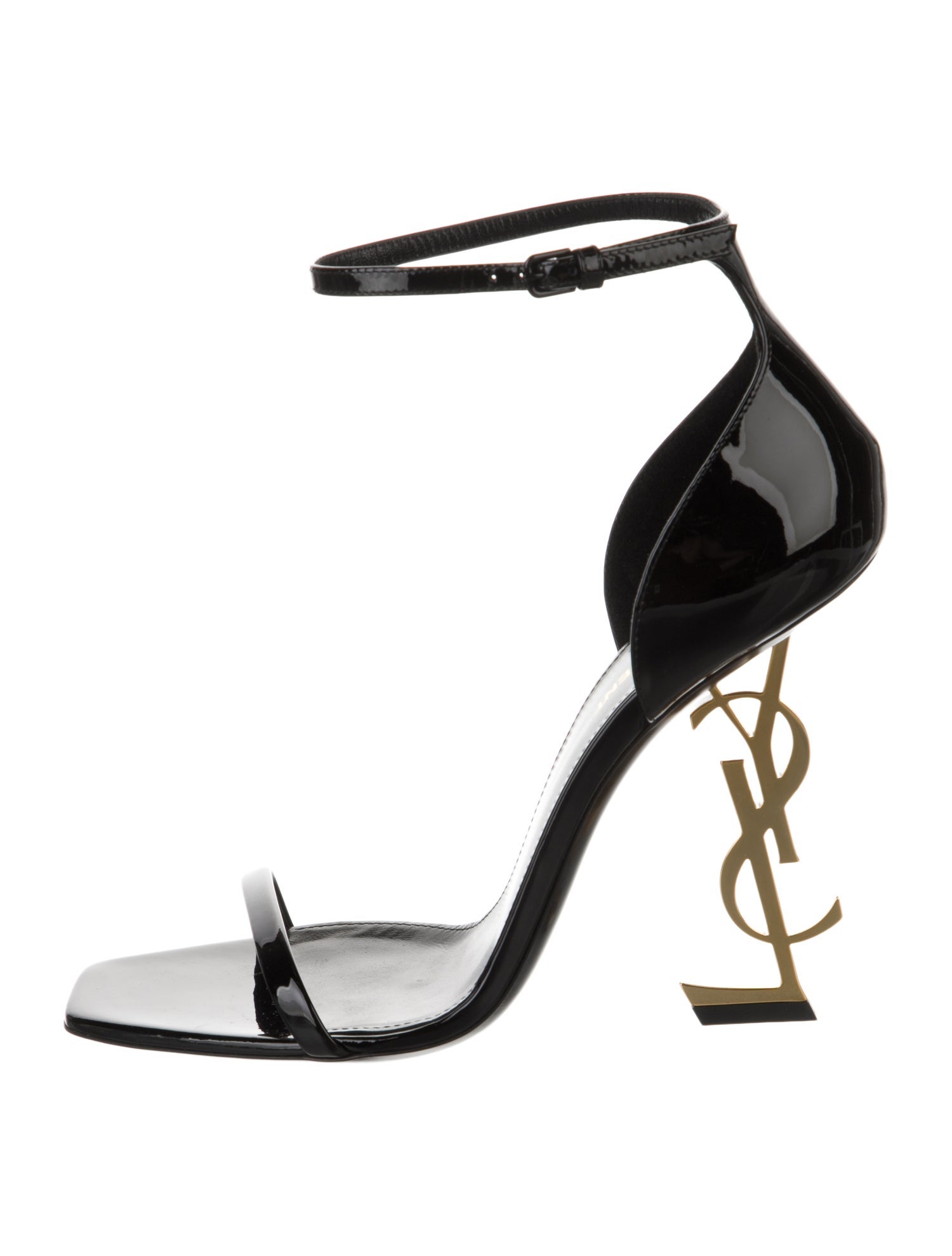 Saint Laurent Patent Leather Sandals