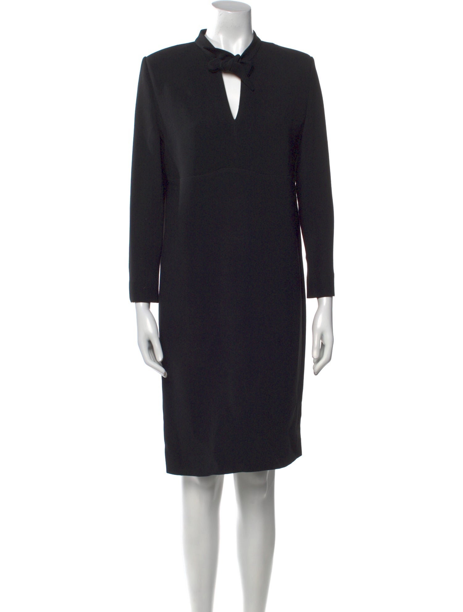 Saint Laurent V-Neck Knee-Length Dress