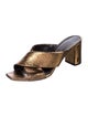 Saint Laurent Leather Mules