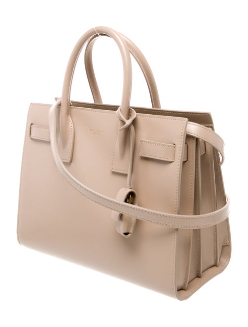 Saint Laurent Leather Sac De Jour Baby 2023