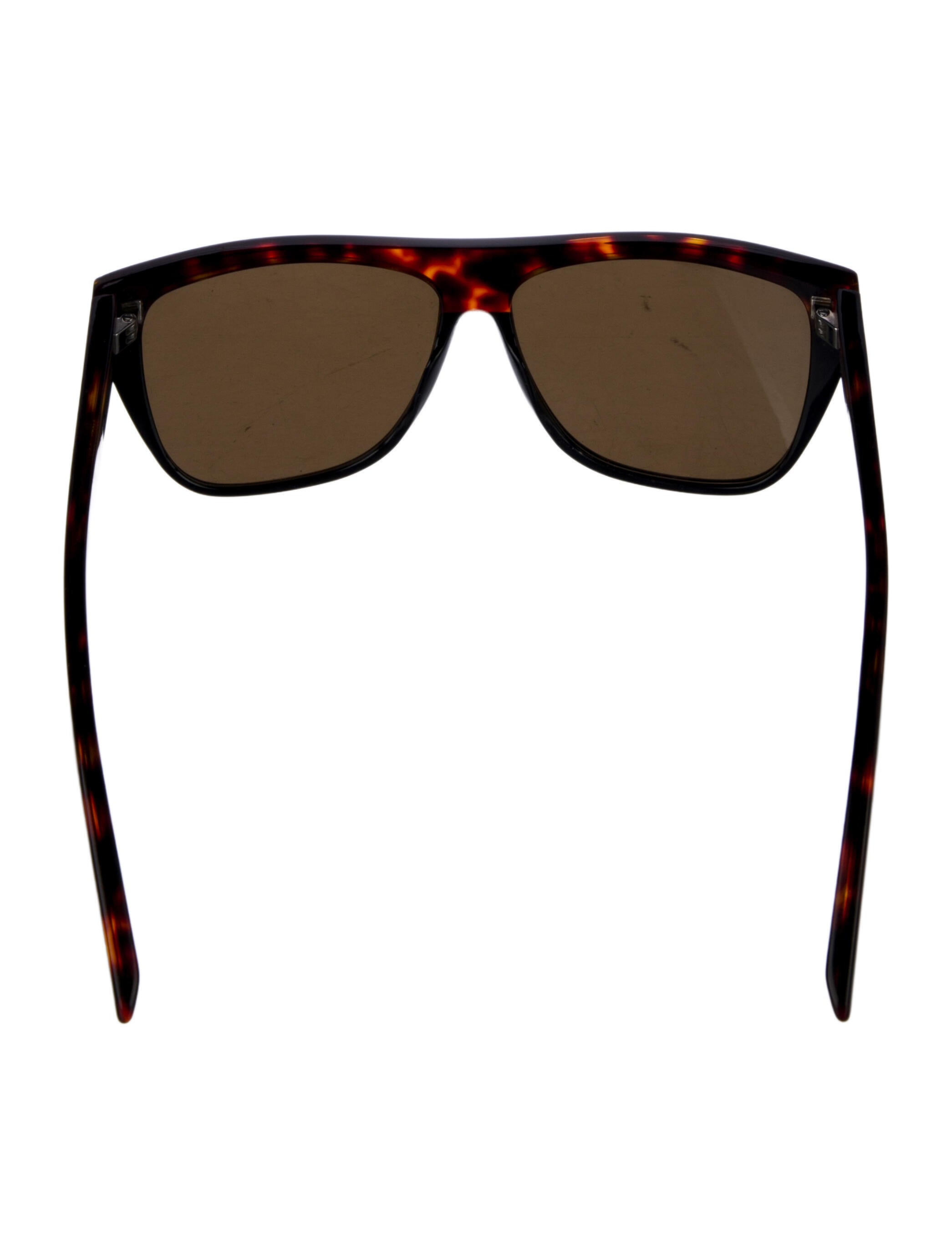 Saint Laurent Shield Tinted Sunglasses