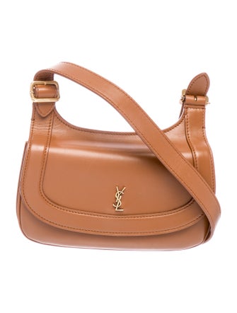 Saint Laurent Leather Charlie Shoulder Bag Small