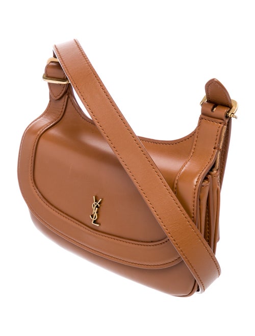 Saint Laurent Leather Charlie Shoulder Bag Small