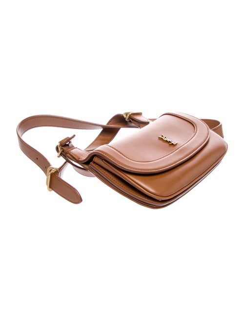 Saint Laurent Leather Charlie Shoulder Bag Small