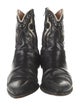 Saint Laurent Leather Western Boots