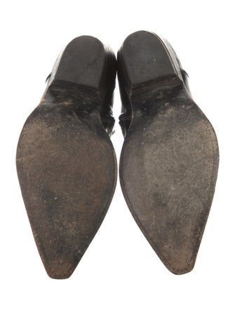 Saint Laurent Leather Western Boots