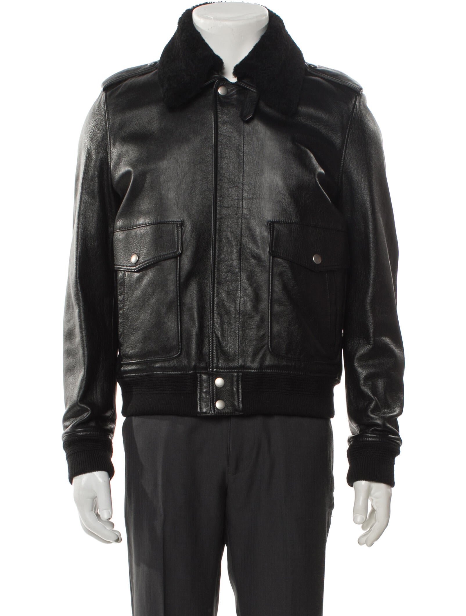 Raf by Raf Simons Asymmetrical Zip Jacket - Black Outerwear