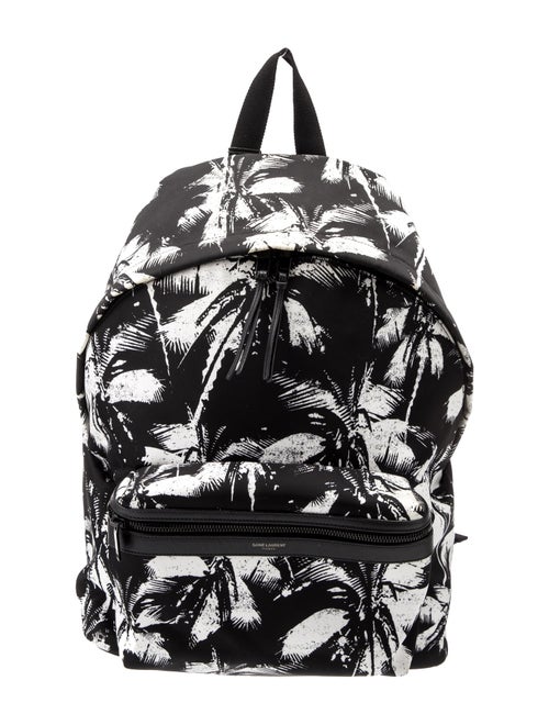 Saint Laurent Nylon Palm Print City