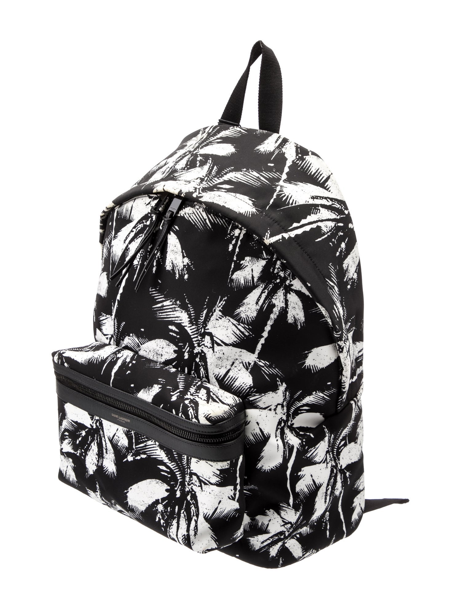Saint Laurent Nylon Palm Print City