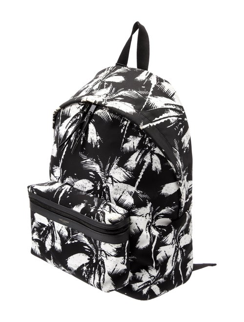 Saint Laurent Nylon Palm Print City