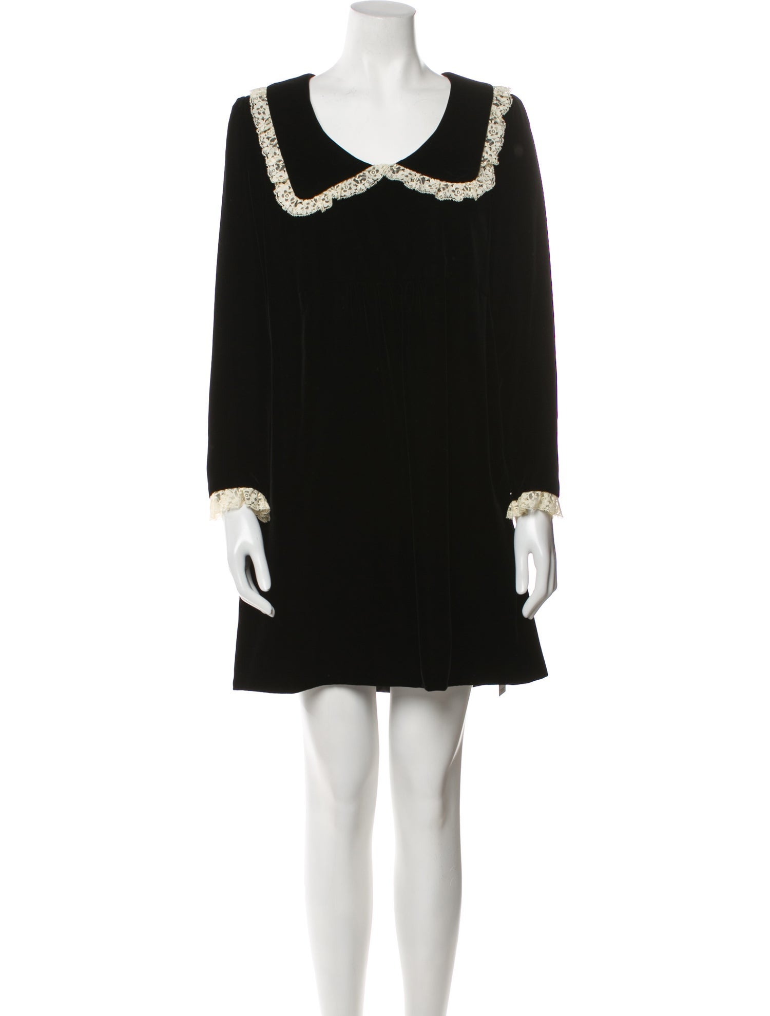 Saint Laurent Velvet Mini Dress w/ Tags