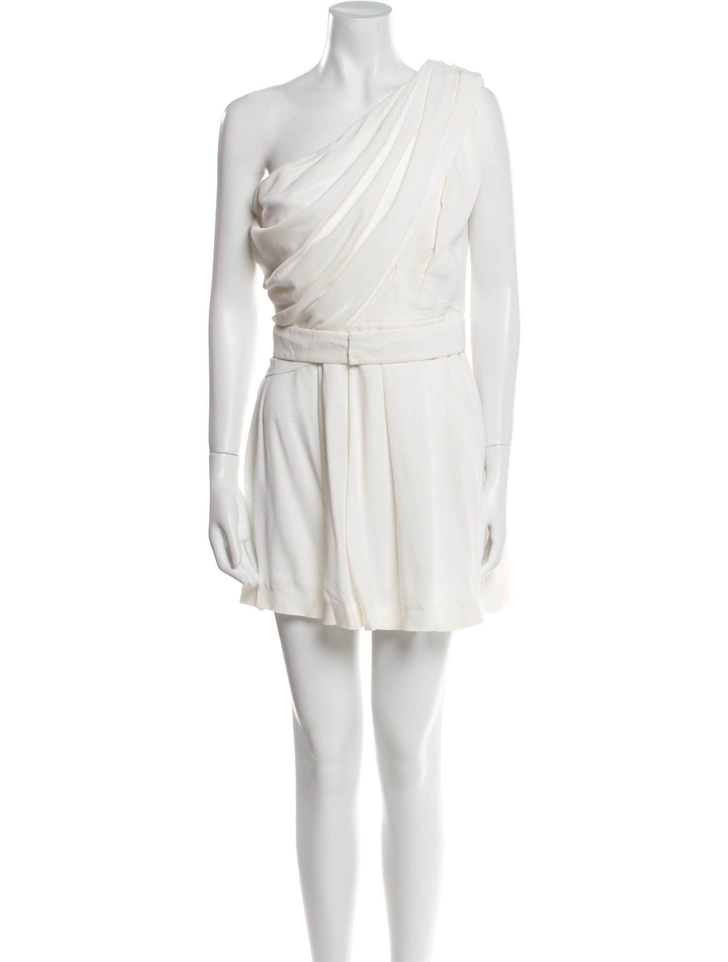 Saint Laurent One-Shoulder Mini Dress