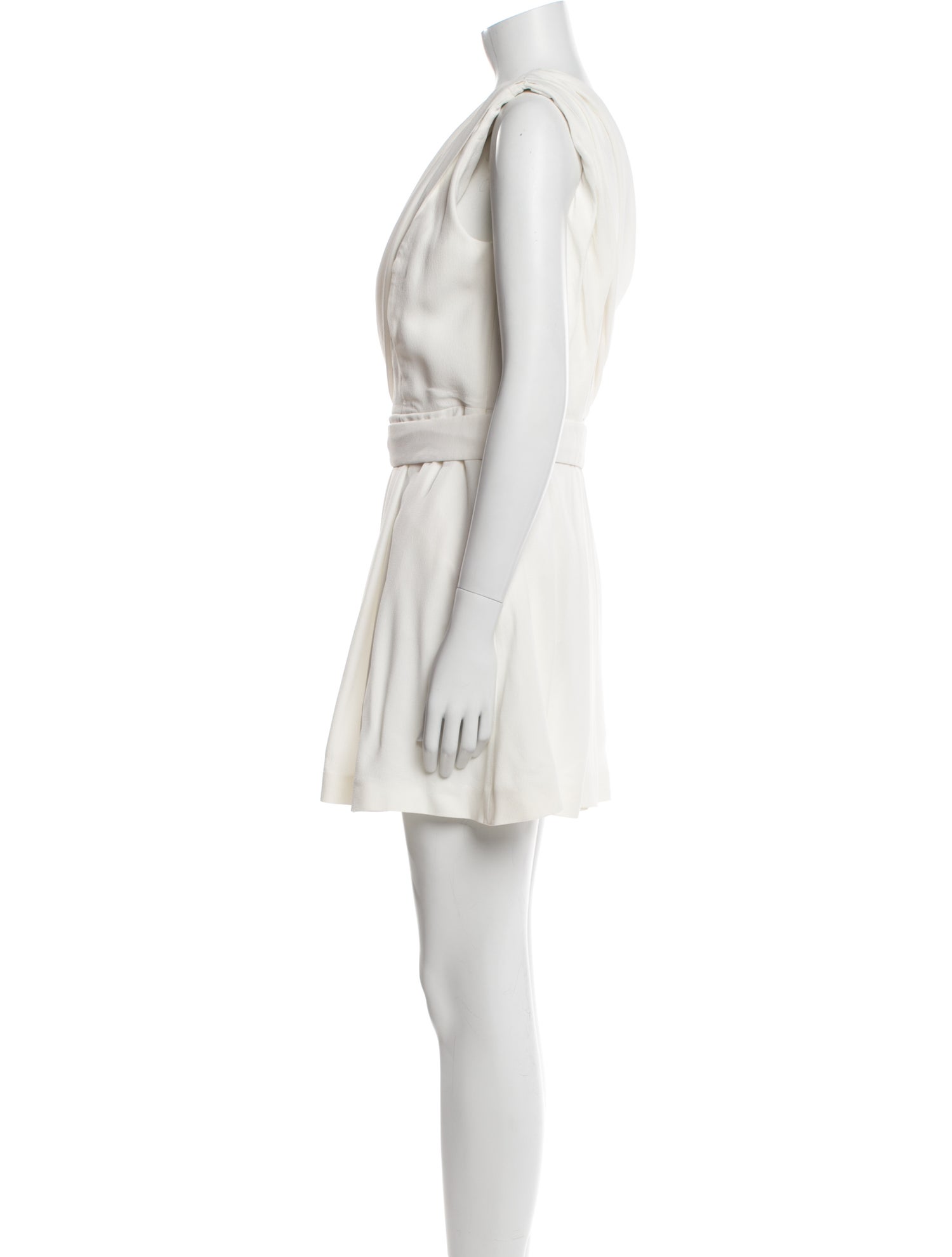 Saint Laurent One-Shoulder Mini Dress