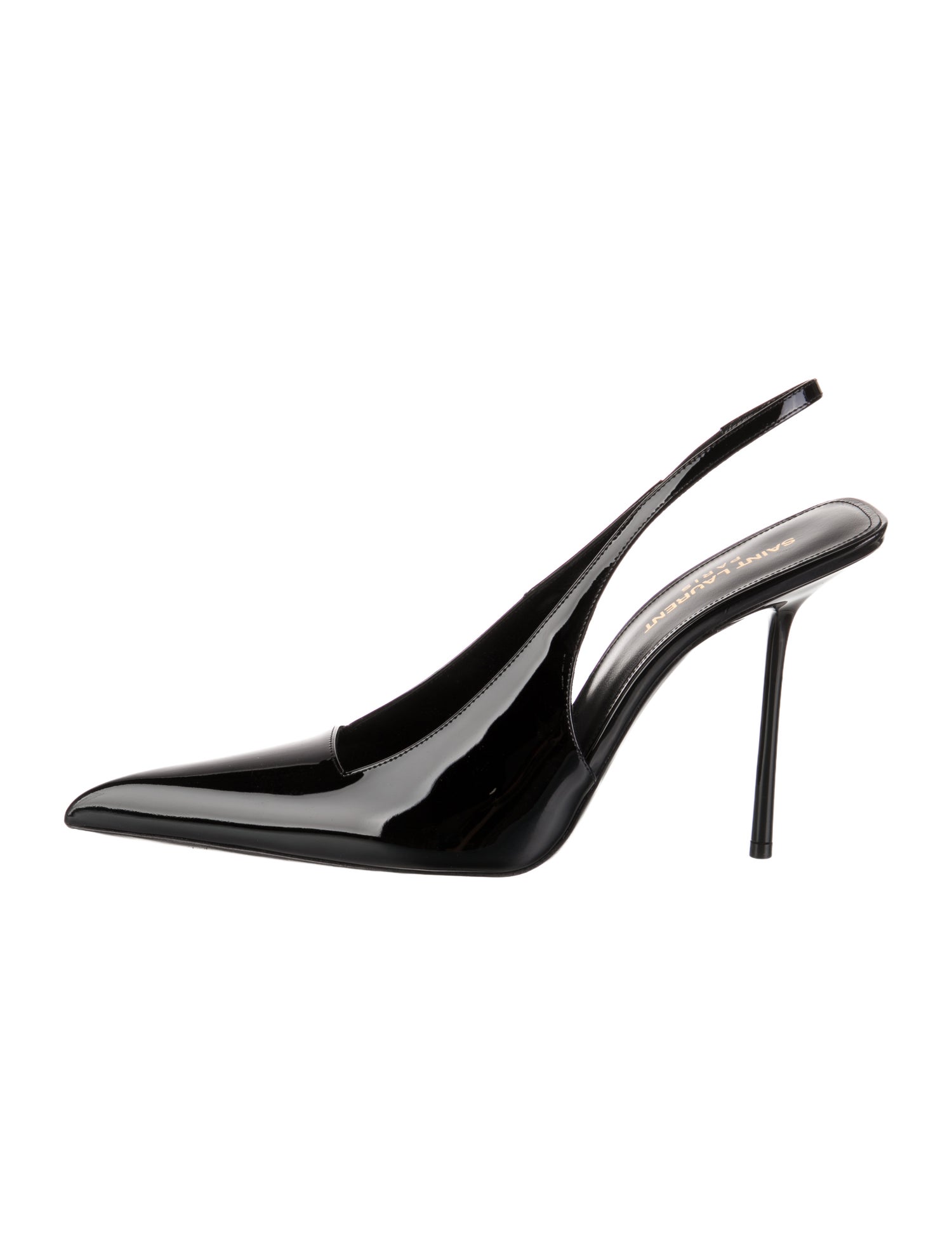 Saint Laurent Paloma Patent Leather Slingback Pumps