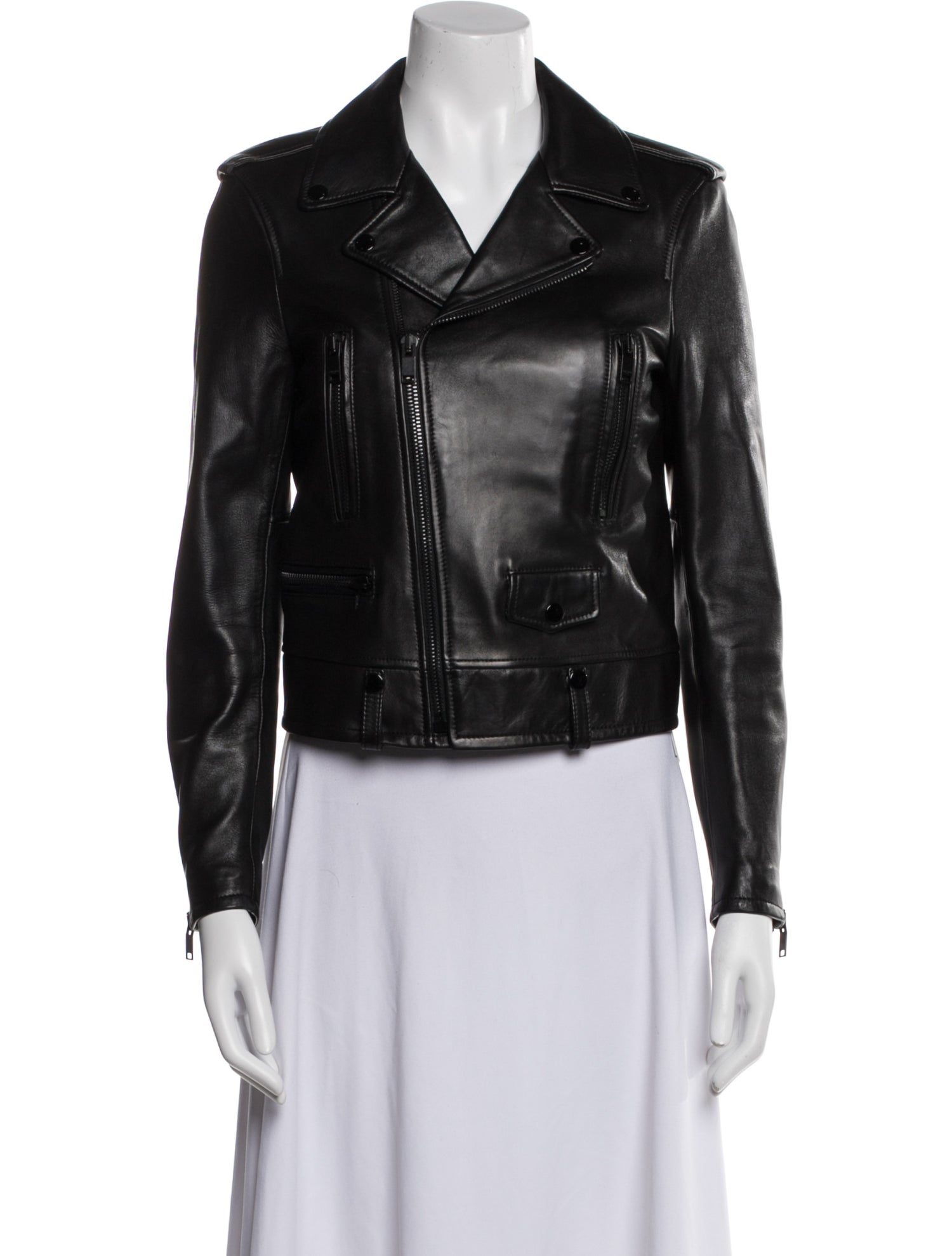 Saint Laurent Leather Biker Jacket