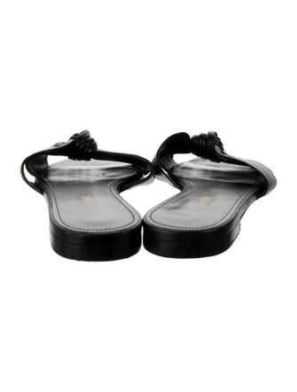 Saint Laurent Leather Slides