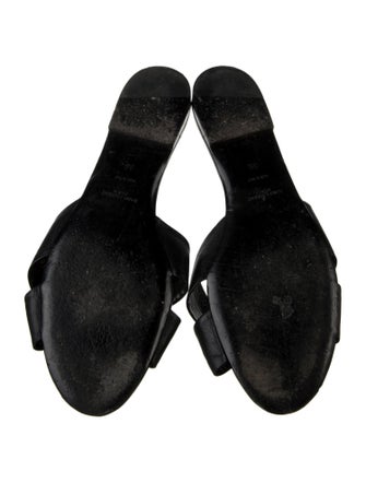 Saint Laurent Leather Slides