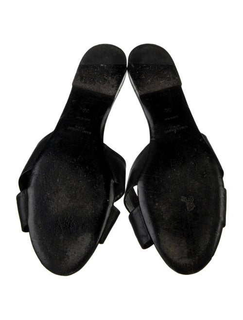 Saint Laurent Leather Slides