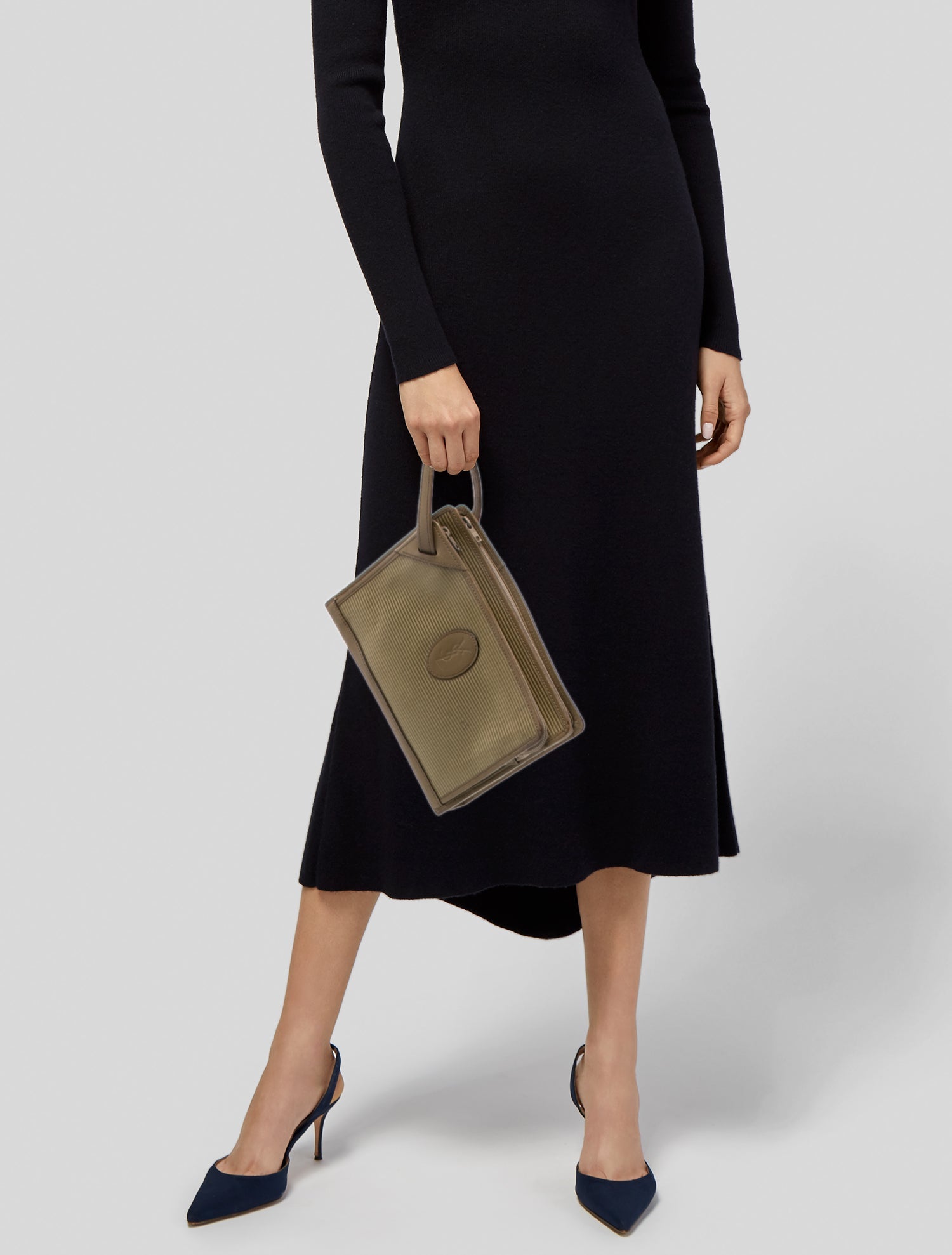 Yves Saint Laurent Signature Clutch Vintage