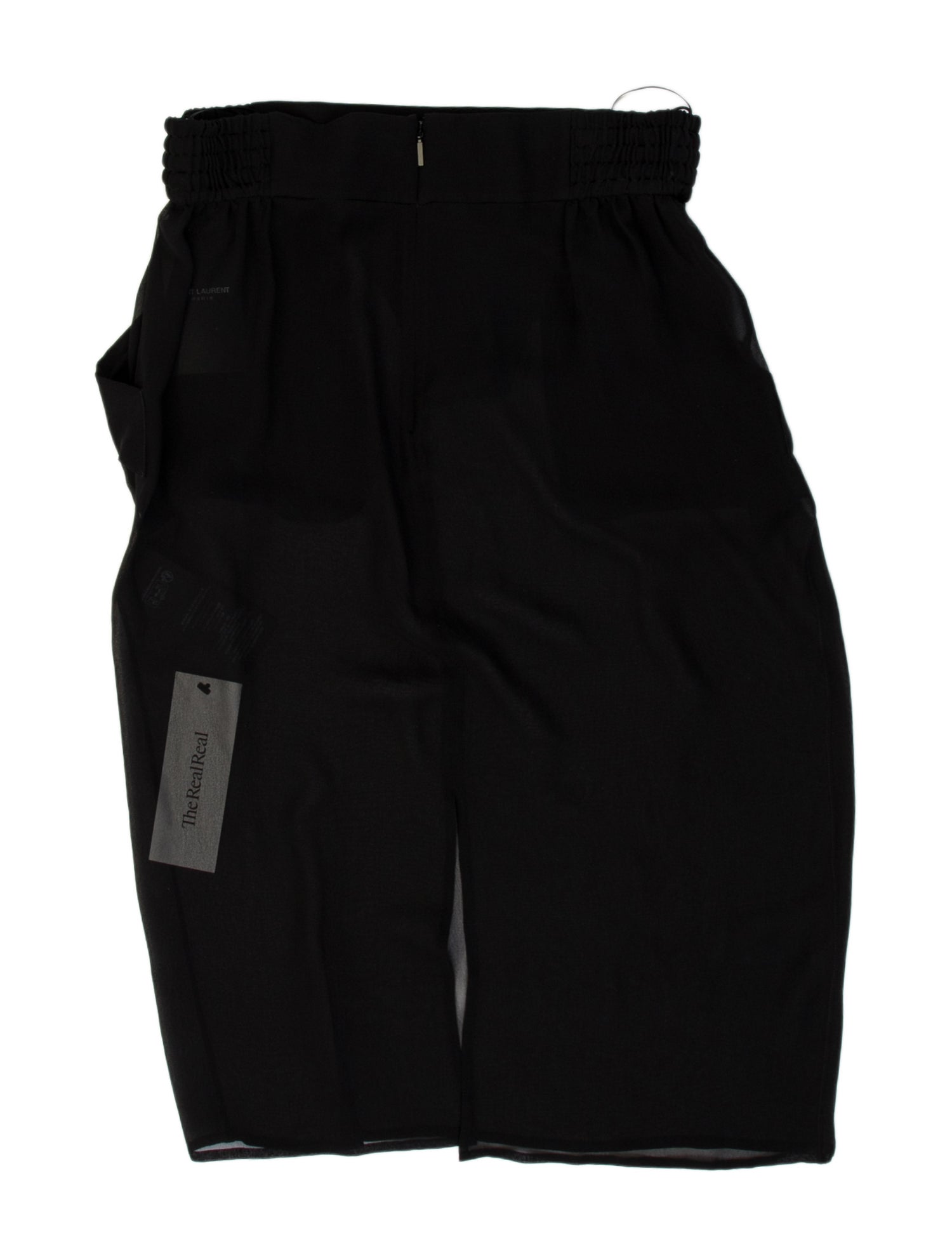 Saint Laurent Silk Knee-Length Skirt w/ Tags