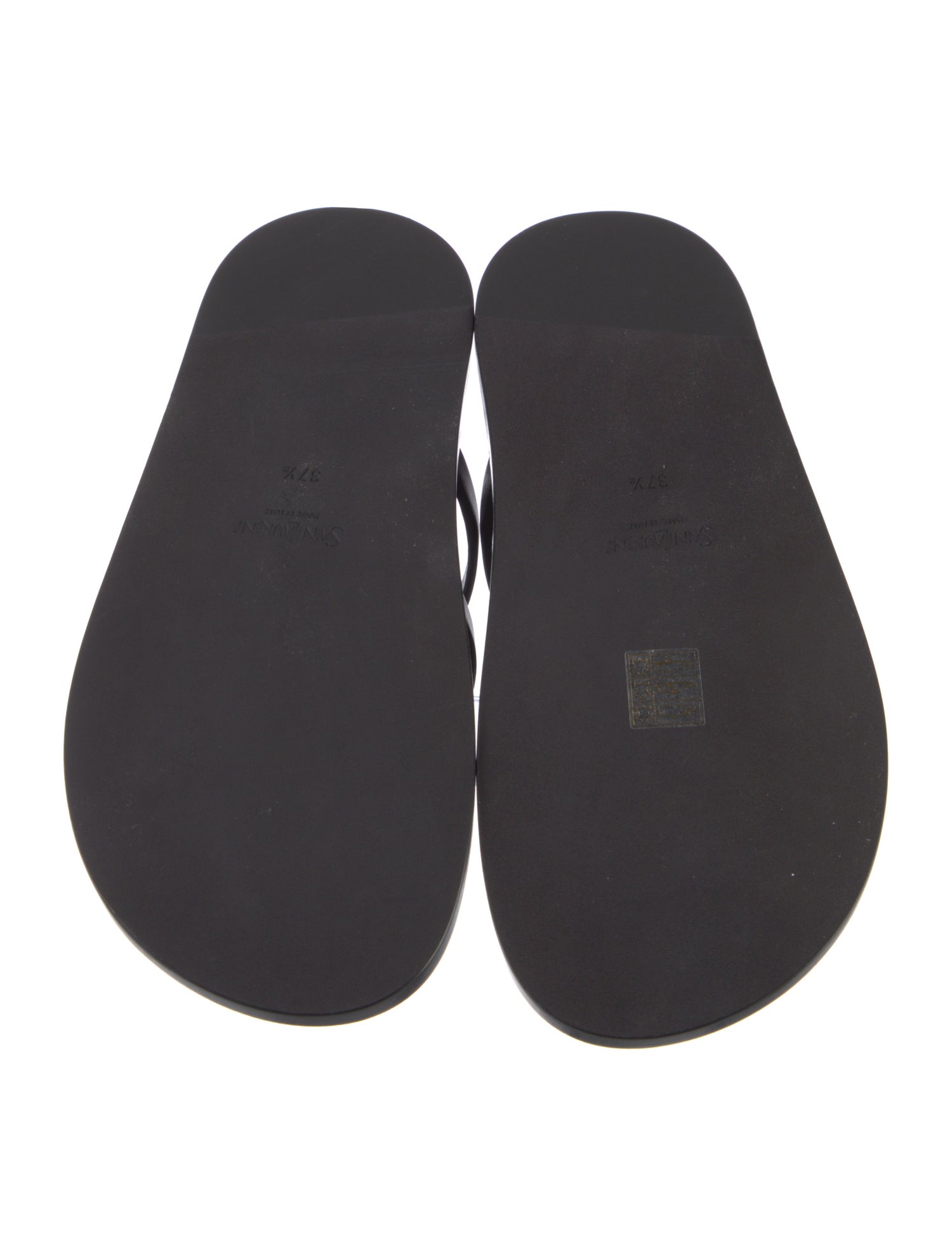 Saint Laurent Leather Slides
