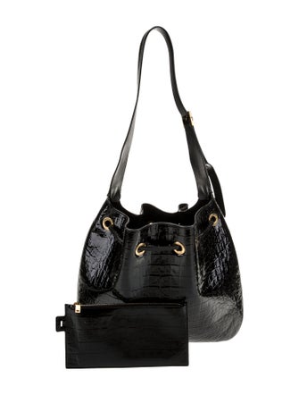 Saint Laurent Patent Leather Embossed Paris VII Medium 2022