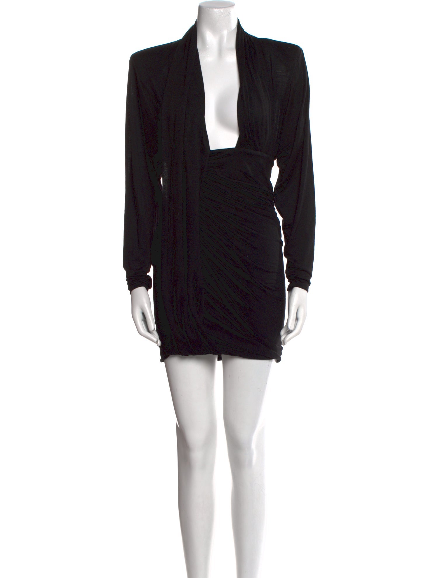Saint Laurent Wool Mini Dress