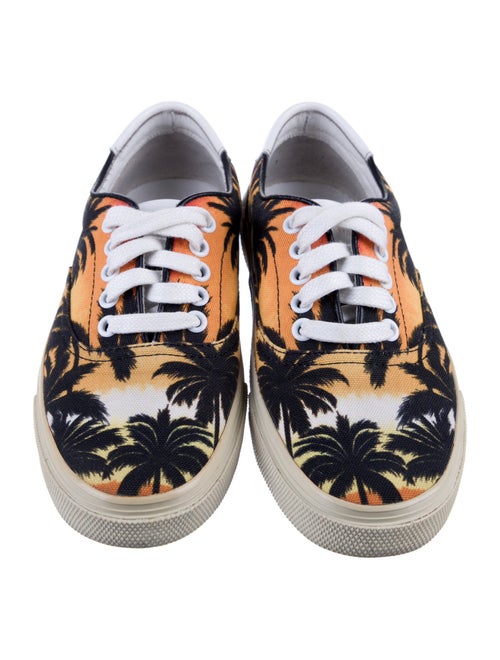 Saint Laurent Canvas Printed Sneakers