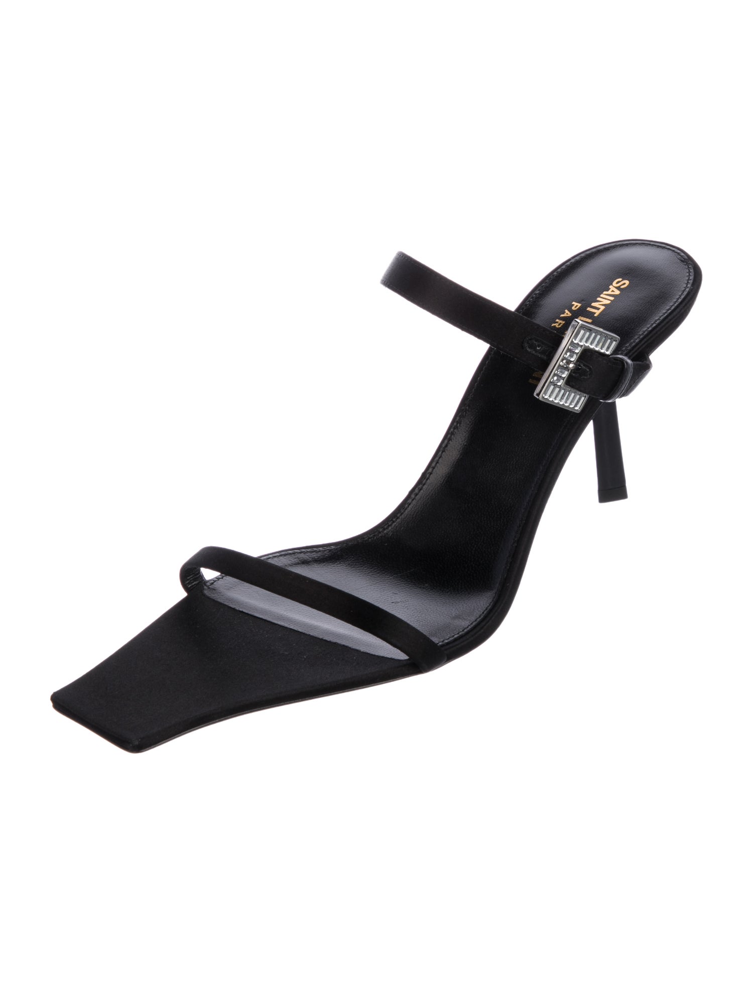Saint Laurent Satin Slides